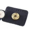 thumbnail image 4 of Leather Toggle Buttons w/ Metal Buckle for Coat Jacket Duffle Black, 4 of 7