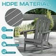 thumbnail image 6 of FODINGHILL Folding Adirondack Chair Set of 2,HDPE All Weather Fire Pit Chairs,Outdoor Plastic Chairs for Patio Porch Garden,Grey, 6 of 11
