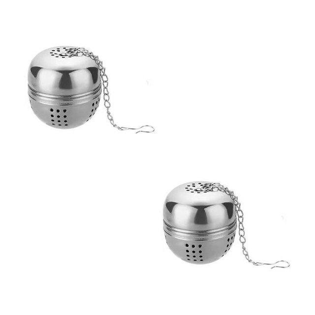 Oleegame 2PC Sink Drain Filter Cover Stainless Steel Mesh Tea Ball 1.5'' Tea Infuser Ball Strainer Tea Filter Strainer Tea Interval Diffuser For Loose Tea Steeper