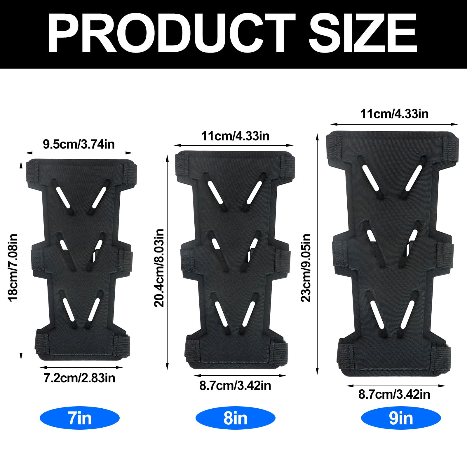 Adjustable Archery Arm Guard Black 9.1 x 3.93 x 3.74 Inches