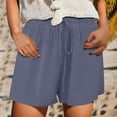 thumbnail image 2 of Durtebeua Workout Elastic Summer Short with Hidden Pockets Shorts for Women Elastic High Waist, 2 of 5