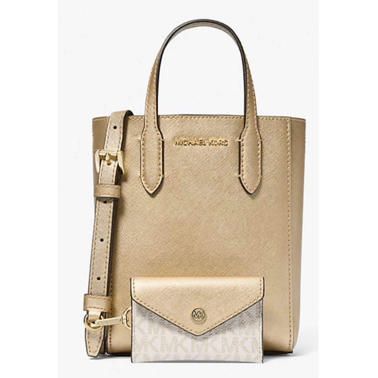 5000vt 金 Michael Kors Women's Vincent Extra-Small Metallic Crossbody Bag