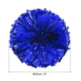 thumbnail image 2 of Uxcell PET Cheerleading Pom Poms with Finger Holes for Sport Game Blue 2Pcs, 2 of 5