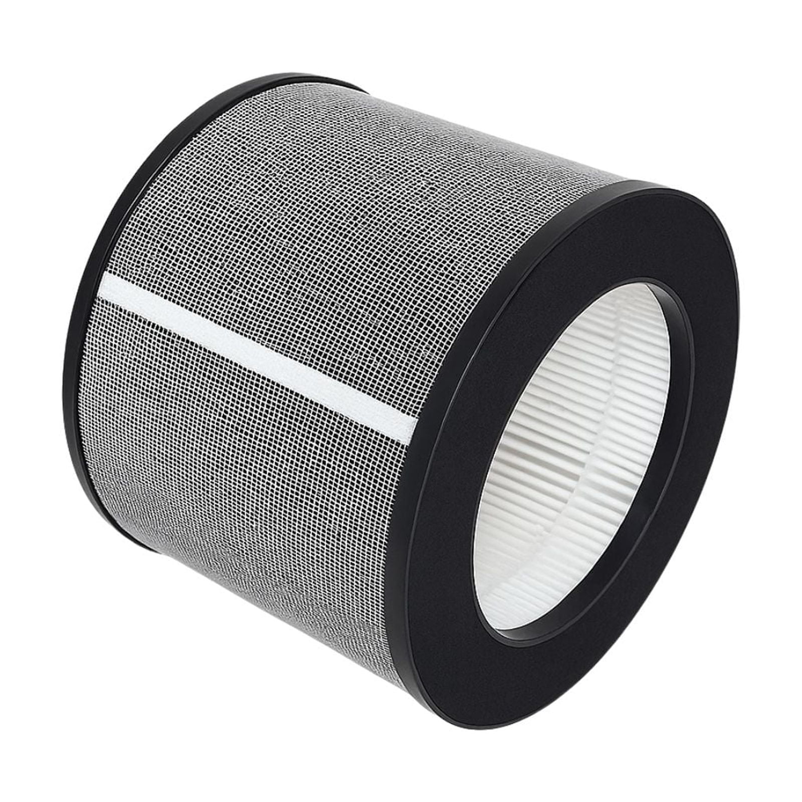 Nispira 3-in-1 True HEPA Replacement Filter for Air Purifier | Compatible with TaoTronics TT-AP006 | Remove Smoke, Dust, Pollen | 2 Pack