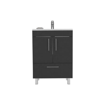 Single Bathroom Vanity Mayorca, Bathroom, Black