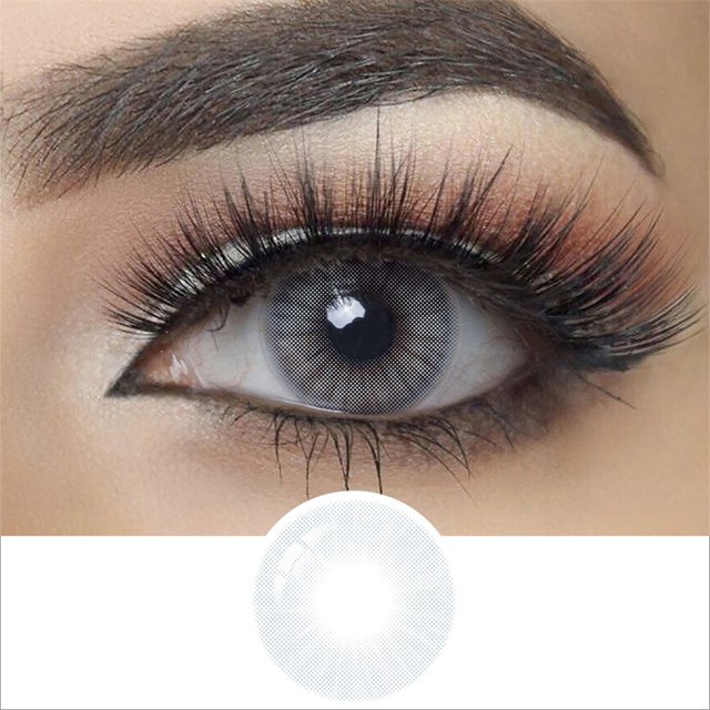 1 Par De Lentes De Contacto De Color Híbrido Para Los Ojos Cosméticos Contactos
