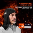 thumbnail image 2 of Gorro duro Ergodyne N-Ferno 6885 de Winter Liner, con clasificación FR, negro, 2 of 9