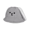 thumbnail image 3 of Birdeem Women's Cute Rabbit Ear Hat Plush Thickened Warm Fashion Bucket Hat, 3 of 12