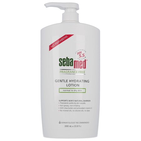 Sebamed Fragrance-Free Gentle Hydrating Lotion Ultra Mild Dermatologist Recommended Moisturizer For Normal To Dry Sensitive Skin 33.8 Fluid Ounces (1 Liter)