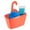 Orange, variant on White Hanging Shower Caddy Organizer Plastic Basket