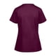 thumbnail image 5 of Puntoco - Camiseta de manga corta para mujer con cuello en V y bolsillo para trabajadores del cuidado Puntoco Puntoco-4344, 5 of 6