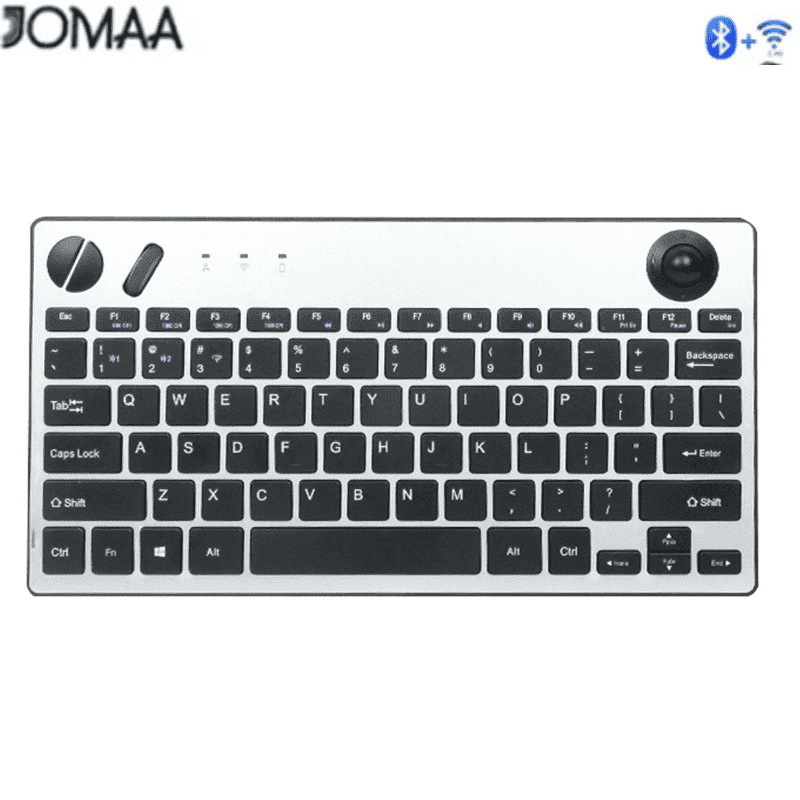 Rii Mini Wireless Bluetooth Keyboard Touchpad with Laser Pointer