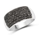 thumbnail image 1 of 1.21 Carat Genuine Black Diamond .925 Sterling Silver Ring QJ Model, 1 of 4