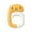 Yellow#005-4pc, variant on Cute Animal Foldable Purse Hook, Travel Portable Plastic Bag Hanger, Decorative Table Handbag Holder for Bags, Keys, Travel Accessories (1pc)