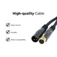 thumbnail image 2 of Monoprice XLR Male to XLR Female Cable [Microphone & Interconnect] - 3 Feet | Gold Plated, 16AWG - Premier Series, 2 of 3
