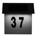 thumbnail image 3 of Luz de número de puerta Placa de número de casa 6000K Luz LED 3W Lámpara de placa de puerta con energía solar impermeable Inevent HA005868-00B, 3 of 7