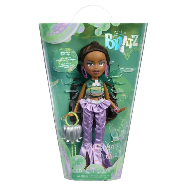 Muñeca coleccionable Bratz Fashion Pixiez Sasha con accesorios