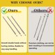 thumbnail image 4 of Kit de bucles de costura Paquete de 10 | Herramientas de enhebrado de cordón flexibles - Dispositivo de encordado de cuerdas para cinturones de tela Tiras de cincha | Acero para muelles, 4 of 7