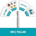 thumbnail image 3 of Escariador 194 Alta Velocidad Paralelo 1/8 In 2 uni 26150194AC Dremel Dremel 26150194AC, 3 of 5