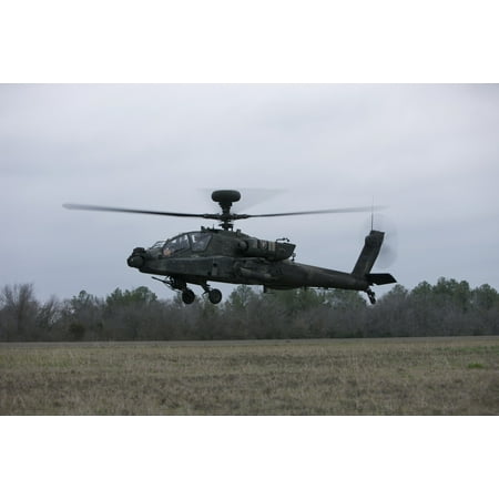Garden Ridge Pottery Conroe Texas An AH-64 Apache helicopter in midair Conroe Texas Canvas Art - Terry MooreStocktrek Images (35 x 23) ()
