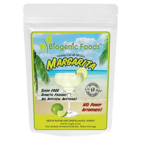 Skinny Cal-0-Rita Zero Calorie All Natural Margarita / Daiquiri Cocktail Mix Powder