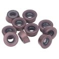thumbnail image 1 of Herramienta de corte de torno, 10 piezas Insertos de torno CNC de carburo indexable Insertos de fresado Estética elegante, 1 of 9
