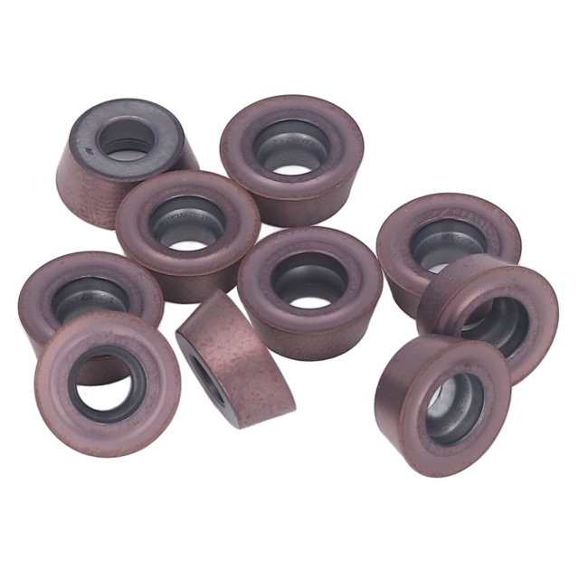 Herramienta de corte de torno, 10 piezas Insertos de torno CNC de carburo indexable Insertos de fresado Estética elegante