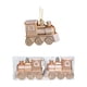 thumbnail image 2 of Adornos navideños, adornos navideños, regalos navideños, colgantes pequeños decorativos especiales de Navidad, juego de colgantes de plástico galvanizado en color dorado, objetos decorativos de plásti, 2 of 6