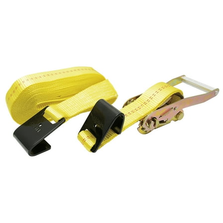 Ratchet Tie Down with Flat Hook 2"
