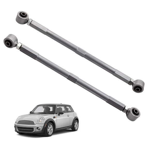 Restored Tuningsworld +/- 4° Adjustable Camber Arm for Mini Cooper 2002-2013 R50 R52 R53 R56 R57 R58 R59 R60 R61, Rear Camber Control Arm Set of 2 (Refurbished)