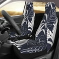 thumbnail image 5 of ZNDUO Blue Tropical Jungle Pattern Car Seat Covers, Breathable Polyester Universal Seat Covers for Cars, 2PCS Car Seat Covers Front Seats Only, 5 of 8