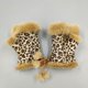 thumbnail image 5 of Guantes de medio dedo Guantes cálidos de invierno Guantes con forro polar de piel de conejo sintética, 5 of 5