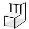 thumbnail image 5 of Pemberly Row 3-Tier Contemporary Steel End Table with Storage Shelf in White, 5 of 12