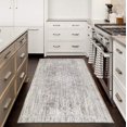 thumbnail image 3 of ReaLife Machine Washable Rug - Stain Resistant, Non-Shed - Eco-Friendly, Non-Slip, Family & Pet Friendly - Made from Premium Recycled Fibers - Persian Distressed - Beige, 2'6" x 8' 2'6" x 8' Persian Distressed - Beige, 3 of 7