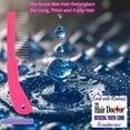 thumbnail image 5 of Hair Doctor Hair Comb with Wide Spaced, Extra-Long Teeth Reduces Hair Loss and Damage. Superior for Long, Thick and Curly Hair, 5 of 8