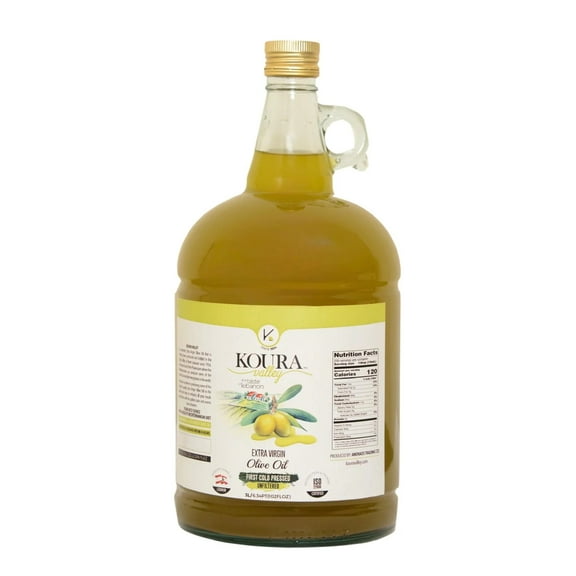 Koura Valley Extra Virgin Olive Oil – 3 Liter| Premium Cold-Pressed Olive Oil from Lebanon