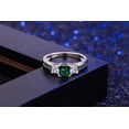 thumbnail image 2 of Geometric Copper Ring with Mosaic Electroplating Finish in Green Pink Blue White Polished Fashion Jewelry for Women, 2 of 2
