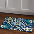thumbnail image 4 of Linon Le Soleil Damask Hand Hooked Polypropylene 8'x10' Rug in Blue, 4 of 4