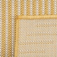 thumbnail image 5 of Unique Loom Outdoor Modern Collection Area Rug - Tambor (3' 3" x 12' Runner Yellow/Ivory), 5 of 6