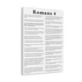 thumbnail image 3 of Romans 4 Bible Verse Canvas – Christian Wall Art, Ready to Hang, 3 of 17