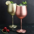 thumbnail image 4 of Wosthever Copa de vino de acero inoxidable de 500ml, vaso de una sola capa para bebidas, copa de cóctel de champán, doméstico para Type3 NO3, 4 of 6