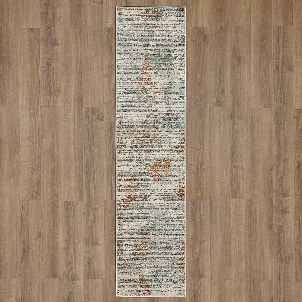 Mohawk Home Wootton Indoor Geometric Runner Rug, Grey, 1'11" x 10'