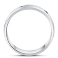thumbnail image 3 of Pompeii Mens Comfort Fit Bezel Diamond Wedding 14K White Gold Band Ring (G/H,SI), 3 of 6