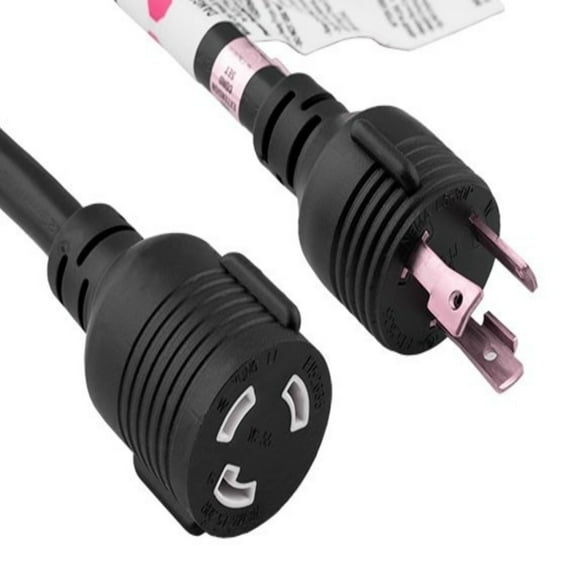SANOXY Cables and Adapters; 3ft 10 AWG 30A 125V Extension Power Cord NEMA L5-30P to NEMA L5-30R