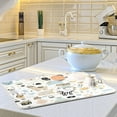 thumbnail image 6 of FREEAMG Cute Forest Animals Dish Drying Mats for Kitchen Counter, Heat-Resistant Dishes Drying Pad, Ultra Absorbent Drying Mat for Coffee Machine Sink Rack 16x18 Inch, 6 of 7