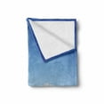 thumbnail image 2 of Winter Soft Flannel Fleece Blanket, Alone Winter Life of Tree in Snowy Environment Cold Lands Peace Tranquility Concept, Cozy Plush for Indoor and Outdoor Use, 50" x 60", White Blue, by Ambesonne, 2 of 6