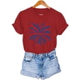 thumbnail image 7 of VerPetridure American Flag Shirt for Women 4th of July Tee Shirt USA Stars Stripes T-Shirt Patriotic Summer Tunic Tops, 7 of 7