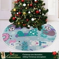 thumbnail image 6 of FMSHPON Christmas Holiday Xmas Christmas Tree Skirt Stand Mat for Holiday Party Decoration Indoor Outdoor 36 inches, 6 of 6