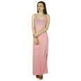 thumbnail image 2 of Bimba Women Long Thin Cotton Maxi Gown With Side Slit Comfy Custom Dress, 2 of 9