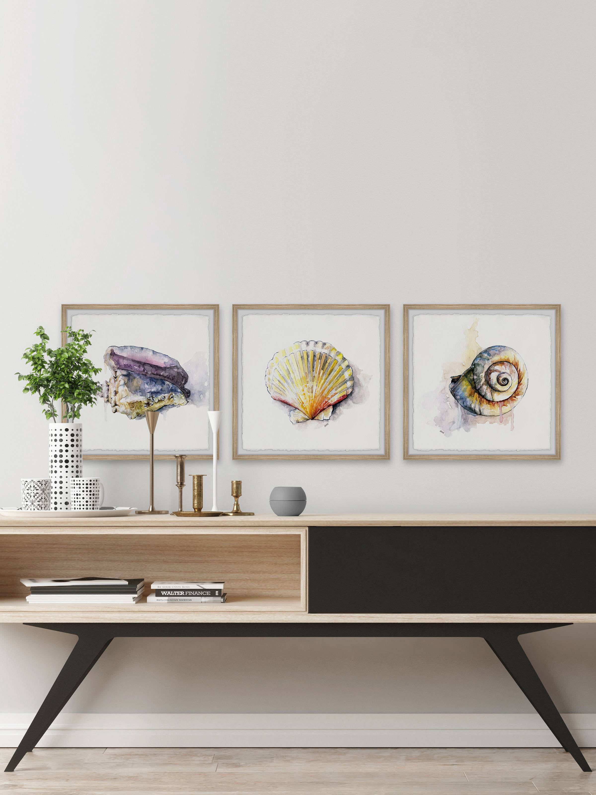 Marmont Hill Sea Buddies Triptych by Rachel Byler